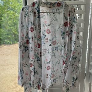 Floral Italian Linen Blazer